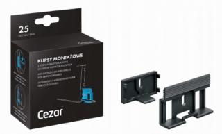 Klipsy do listew Cezar MASTERLINE CREATIVA MDF ELEGANCE opakowanie 25szt