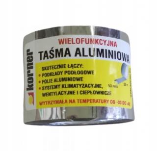 KORNER Taśma Aluminiowa do łączenia podkładów 50mb