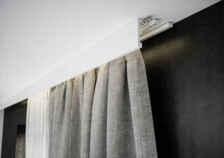 Listwa karniszowa Creativa LK-01 40 x 100mm dł. 2,44m biały light