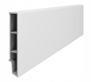 Listwa przypodłogowa VOX VILO 8 cm SEMPLA 701 Biała 2,4 m komorowa