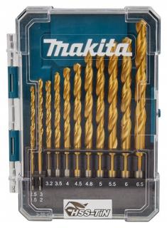 Makita D-72855 Zestaw wierteł do metalu 13 szt. HSS-TiN