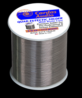 cyna Cardas Solder Quad Eutectic Roll 1/4 lb  (113 gram)