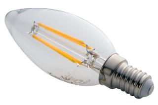 LEDtechnics E14 C37 4pcs filament Transparant 10W WW  |  4809