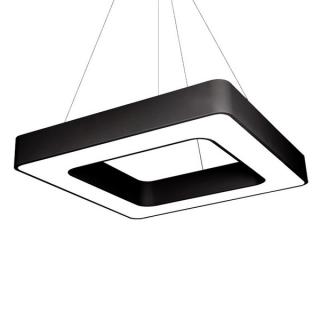 LEDtechnics LAMPA 60x60CM CZARNA KWADRAT 2 CCD NW 72 Watt |  7142