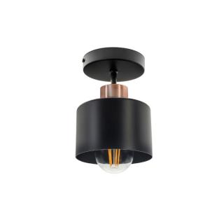 LEDtechnics Lampa sufitowa 1xE27 black copper |  LW014
