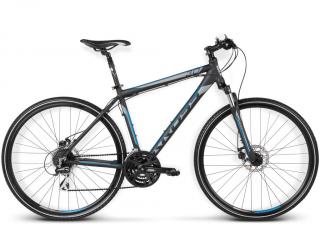 Rower Kross Evado 3.0 czarny niebieski 2016