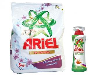 ARIEL Proszek do prania 5kg + Ariel odplamiacz 1l