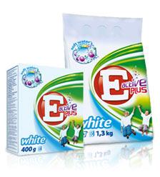 E Active Plus  proszek do prania białego 3.3kg