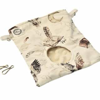 Ama Animals paśnik tekstylny materiałowy dla gryzoni i królików 20x15cm Paśnik Ama Animals - sowy