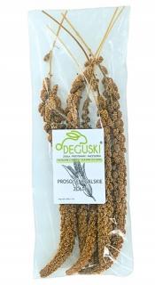 DEGUSKI Proso Senegalskie Żółte 100g kłosy