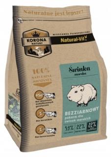 KORONA NATURY POKARM ŚWINKA MORSKA CAVIA 1,6kg