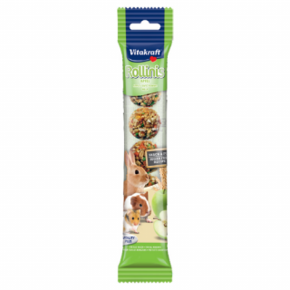 Vitakraft Rollinis Snack zbożowe kuleczki jabłkowe z jabłkiem dla gryzoni 7szt 40g