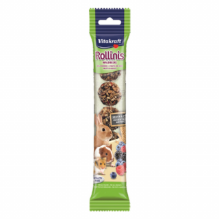 Vitakraft Rollinis Snack zbożowe kuleczki z leśnymi owocami dla gryzoni 7szt 40g