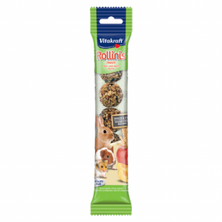 Vitakraft Rollinis Snack zbożowe kuleczki z owocami dla gryzoni 7szt 40g