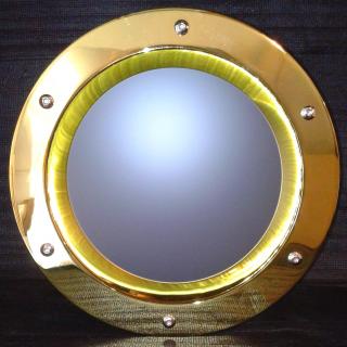 Bulaj tłoczony 350 mm złoty szkło matowe nakrętki wieńcowe