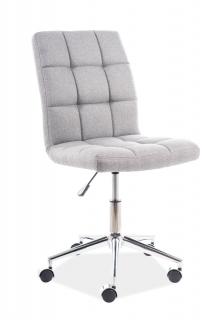 Fotel Q020 SZARY tkanina krzesło obrotowe SIGNAL MEGA RABATY 10%-SZYBKA WYSYŁKA GRATIS zadzwoń 504573962