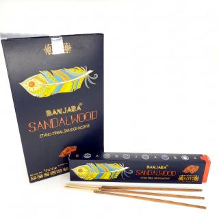 Kadzidełka BANJARA Sandalwood (drzewo sandałowe) - 15g