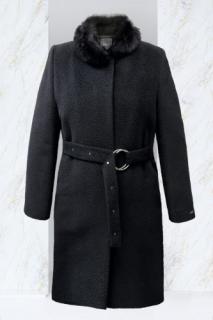 Płaszcz wełniany czarny JASS