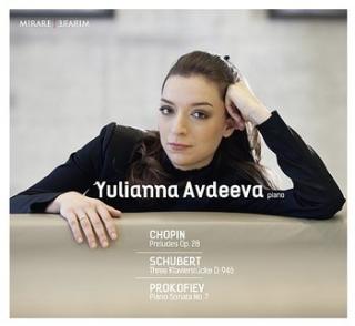 AVDEEVA YULIANNA Chopin Schubert Prokofiev 2CD