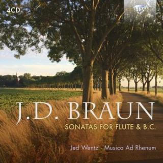 BRAUN,SONATAS FOR FLUTE (4CD)