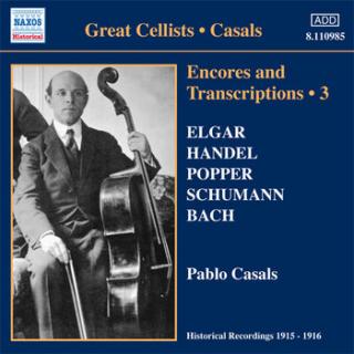 CASALS ELGAR ENCORES TRANSCIPTION 3