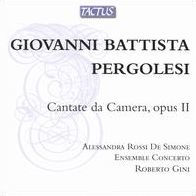 Pergolesi Cantate Da Camera Op. II