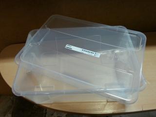 SAMLA Pokrywka pudełka 11/22-litrowego, przezroczysty IKEA