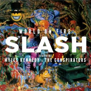 SLASH,WORLD ON FIRE (2LP)   2014