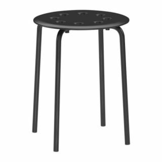 Stołek taboret krzesło czarny MARIUS IKEA