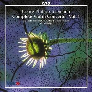 TELEMANN Violin Concertos vol.1 Elizabeth Wallfisch