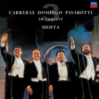 THREE TENORS,CARRERAS DOMINGO PAVAROTTI IN CONCERT (LP) 1990