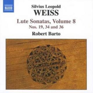 WEISS LEOPOLD SONATES FOR LUTE VOL.8