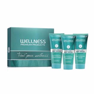Wellness kit zestaw 50ml maska/50ml szampon/50ml odżywka