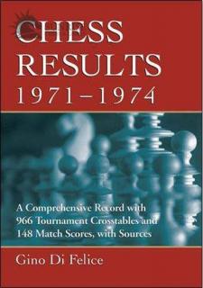 Chess Results 1971-1974