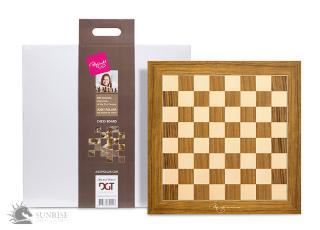 Deska szachowa Judit Polgar Deluxe (pole 55mm) Specjalna edycja turniejowej deski szachowej w rozmiarze pola 55x55mm sygnowana nazwiskiem Judit Polgar