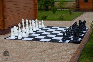 Figury plastikowe do szachów plenerowych / ogrodowych (wysokość króla 90 cm) Figury ogrodowe (wysokość króla 90 cm)