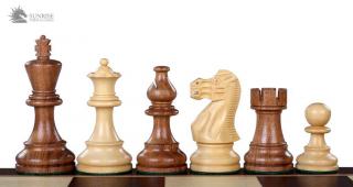 Figury szachowe American Classic Akacja/Bukszpan 4 cale