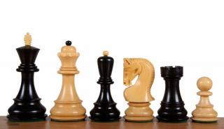 Figury szachowe Zagreb 3 cale hebanizowane