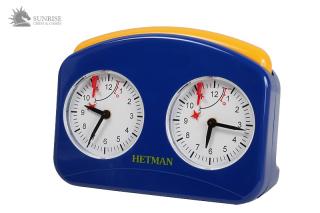 Zegar plastikowy HETMAN duży, niebieski