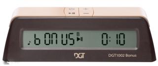Zegar szachowy DGT 1002 - z opcją dodawania czasu! Elektroniczny zegar szachowy z możliwością czasu dodawanego