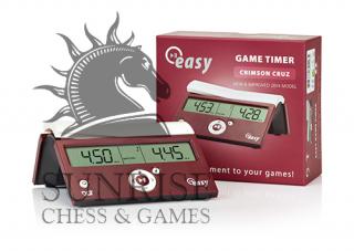 Zegar szachowy DGT Easy Crimson Cruz Elektroniczny zegar szachowy