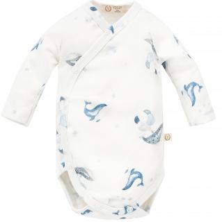 Body niemowlęce Organic Cotton - Dreaming Whales | Yosoy