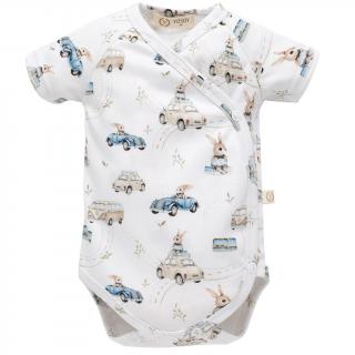 Body niemowlęce Organic Cotton krótki rękaw - Cars | Yosoy