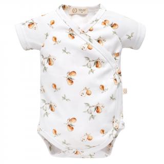 Body niemowlęce Organic Cotton krótki rękaw - Pears | Yosoy