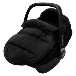 Ciepły Śpiworek do Wózka i Fotelika - Puffed Black | Jollein