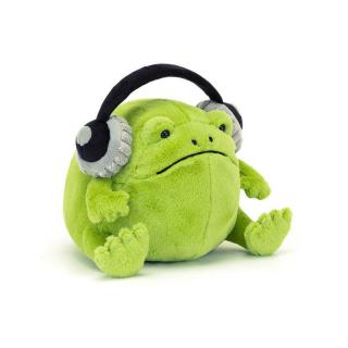 Deszczowa Żaba Ricky ze Słuchawkami 15 cm | JellyCat