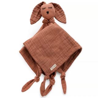 DouDou Przytulaczek - Króliczek 100% cotton muślin Cinnamon | Yosoy