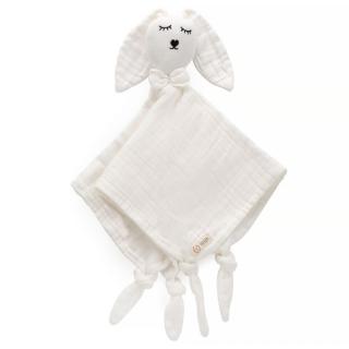 DouDou Przytulaczek - Króliczek 100% cotton muślin Ecru | Yosoy