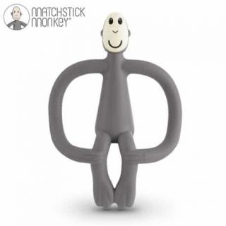 Gryzak Masujący ze Szczoteczką - Grey  | Matchstick Monkey