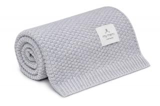 Kocyk ze 100% wełny merino - Grey - premium collection | My Memi